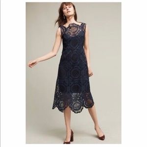 Barlion Blue Lace Dress by Tracy Reese